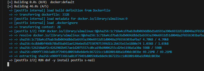 docker build