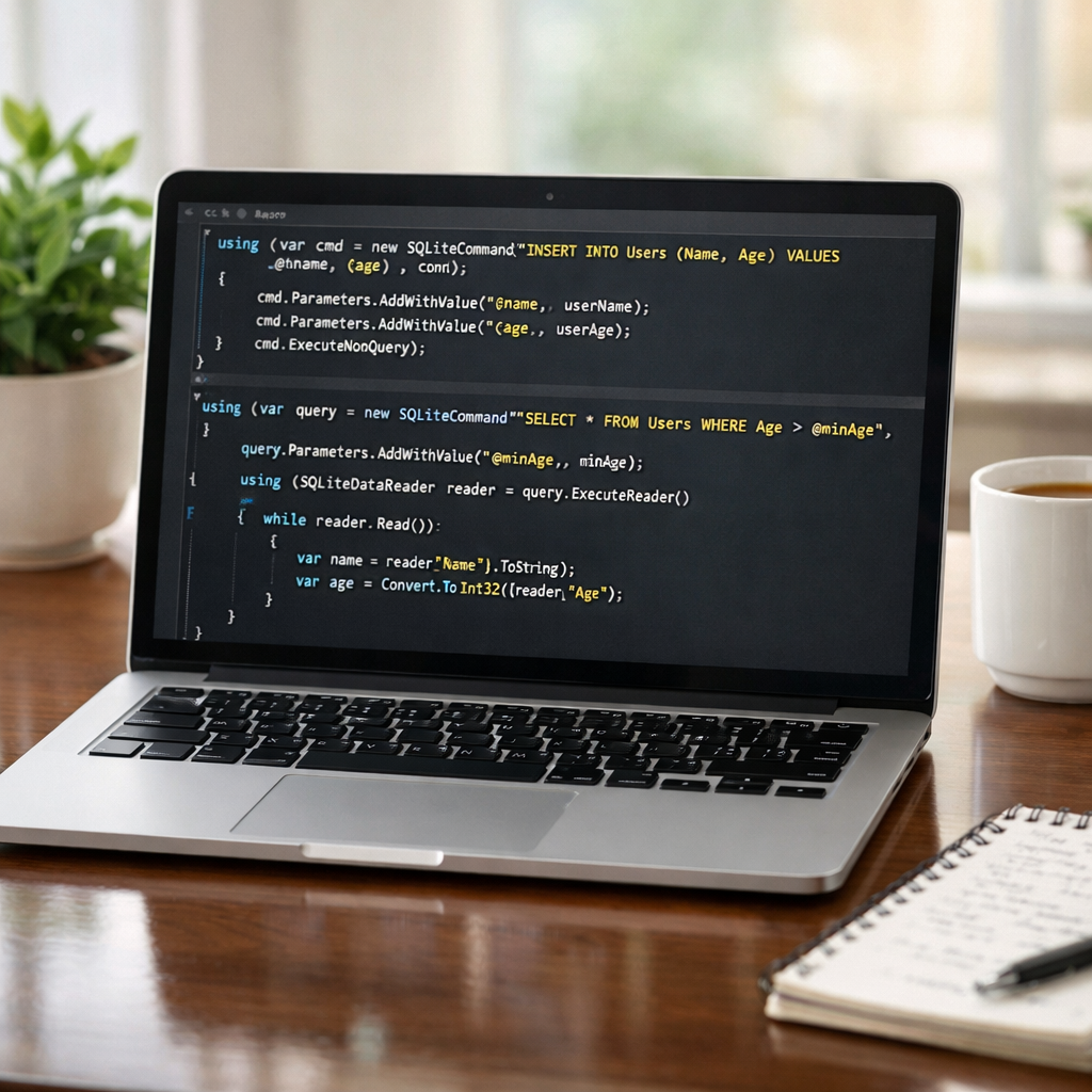 .NET C# で SQLite を使ってみる