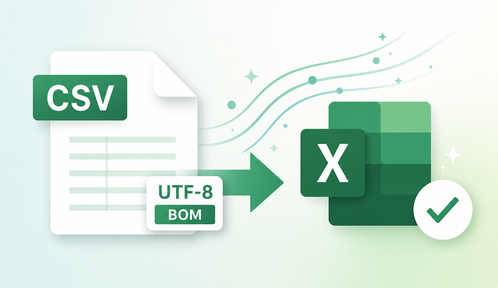 今どきのCSV出力「BOM付きUTF-8」を新定番に。